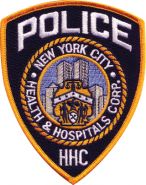 POLICE NEW YORK CITY HEALTH & HOSPITALS CORP. SHOULDER PATCH.